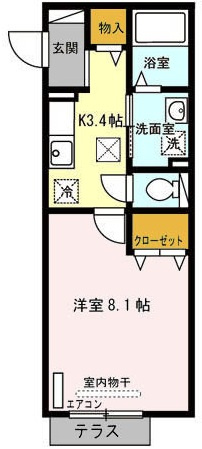 グローリア若葉台の間取り
