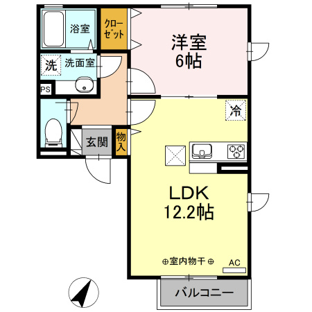 プラシードの間取り