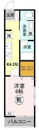 ナチュラルフロント住居の間取り