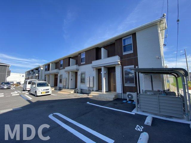 徳島市南島田町４丁目のアパートの駐車場
