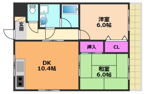 【間取り】 | メゾン飛鳥