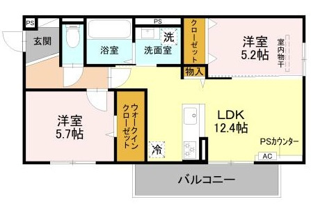 Valle Altaの間取り
