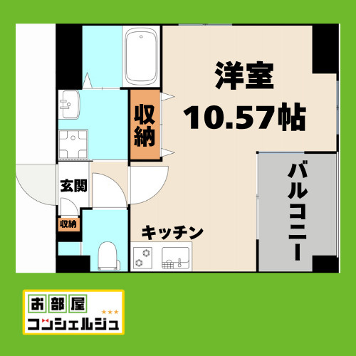 ＧＲＡＮＤＵＫＥ東別院creaの間取り