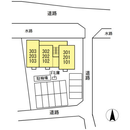 ハーベストの区画図