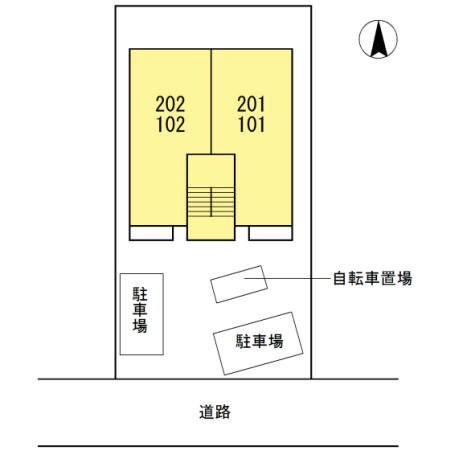 アルバトロスＨＡＮＡの区画図