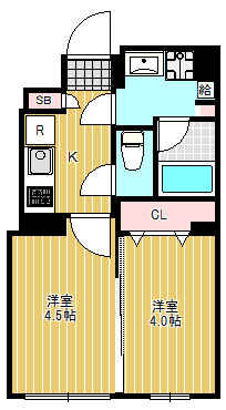 【間取り】 | ラヴィエール荏原中延