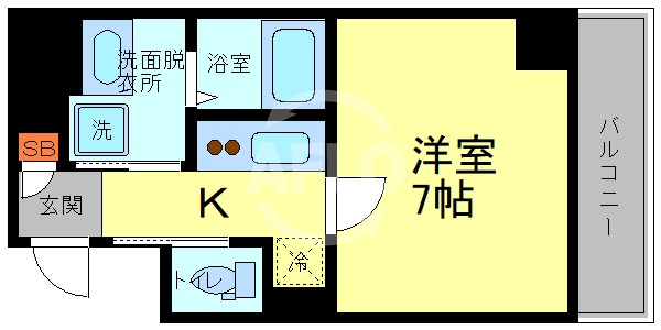 ArtizA森ノ宮D.C.の間取り|ArtizA森之宮D.C.　間取り