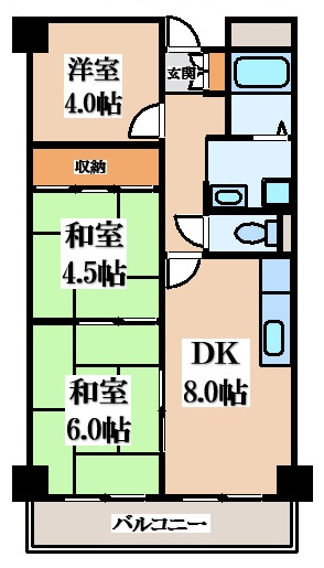 【間取り】 | レクシア布施