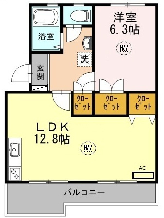 ロイヤルマンション2号棟の間取り