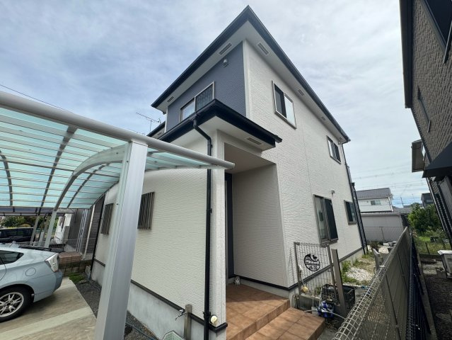 蓄電池、ソーラー付き♪立地も良い綺麗な中古戸建♪下野市文教の外観|外観は落ち着いています