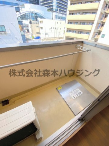 【バルコニー】 | 　ハッピーアウル | お洗濯にも便利なバルコニー付き