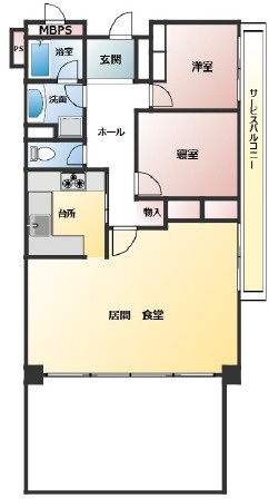 ランドマーク住吉の間取り