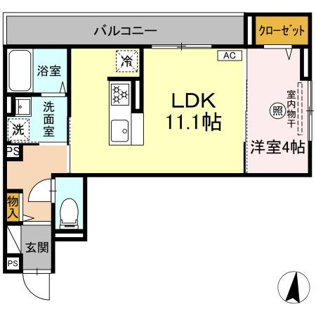 【間取り】 | Ｄ-residence諸岡