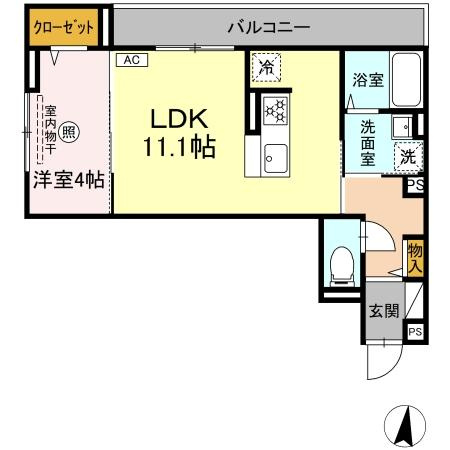 【間取り】 | Ｄ-residence諸岡