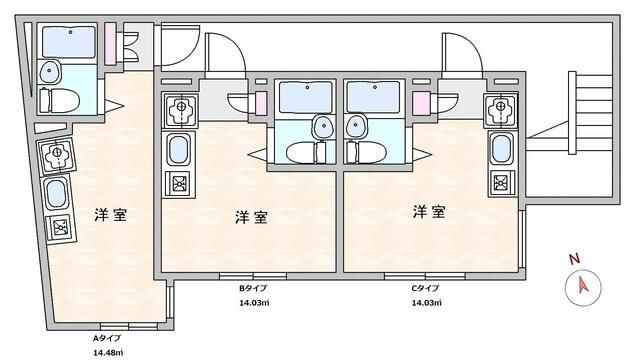 グラシアテラス高田馬場の間取り