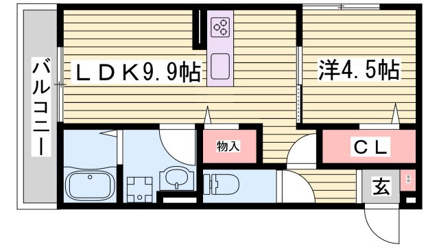 クローバー富士１号館の間取り