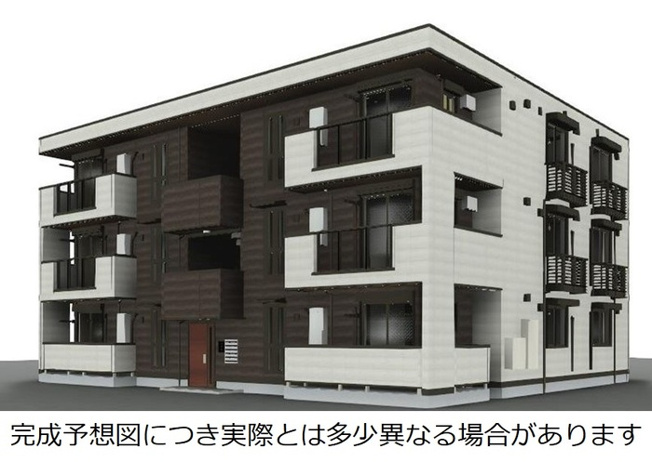 【外観】 | Ｄ-residence諸岡 | 外観パース