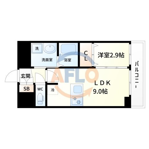 プレサンス西九条シティベイの間取り|プレサンス西九条シティベイ　間取り