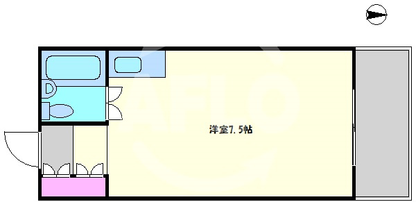 プリエール南堀江の間取り|プリエール南堀江　間取り