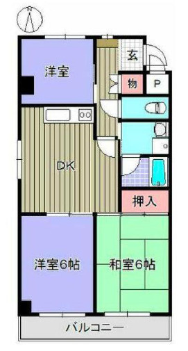 ライオンズマンション三宮の間取り