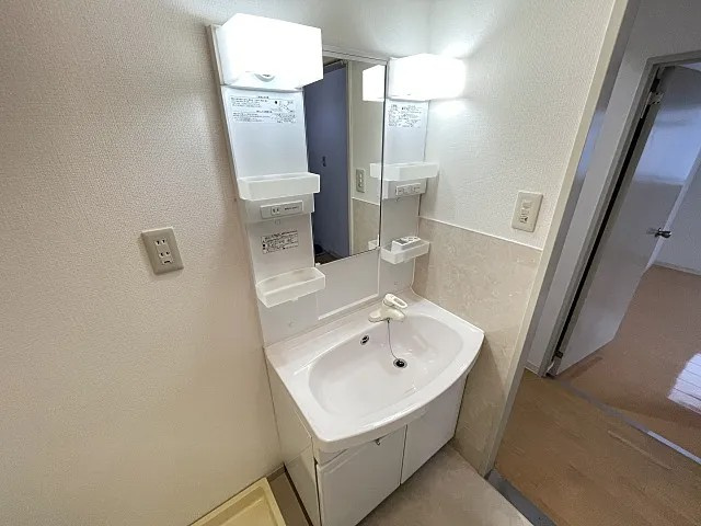 神戸市東灘区森北町６丁目の賃貸マンションの洗面所