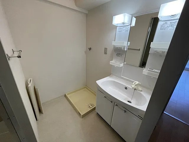 神戸市東灘区森北町６丁目の賃貸マンションの洗面所