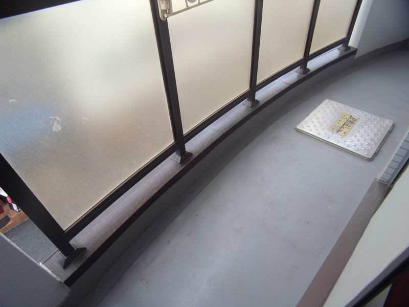 神戸市中央区中山手通２丁目の賃貸マンションのバルコニー