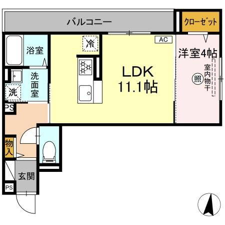 【間取り】 | Ｄ-residence諸岡