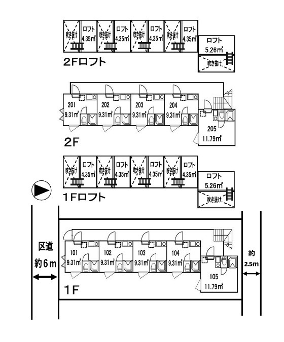 エース鷺宮の間取り