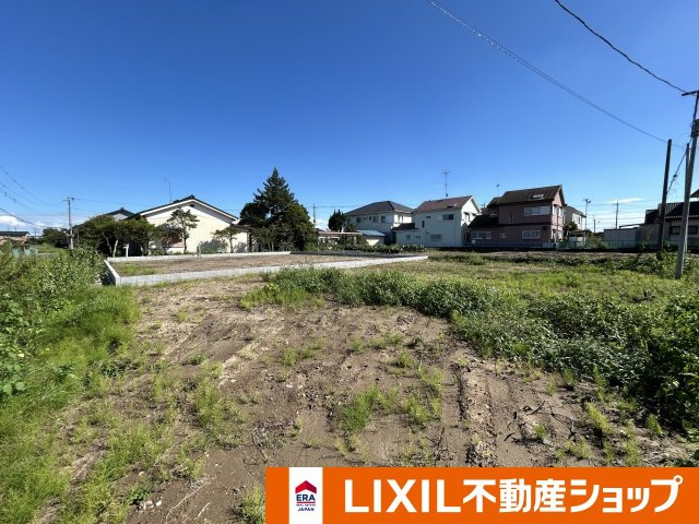 八甫五丁目土地の外観|北西側から撮影（農地部分含む）