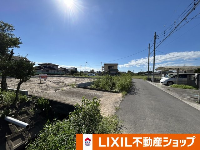 八甫五丁目土地の前面道路含む現地写真|北側前面道路
