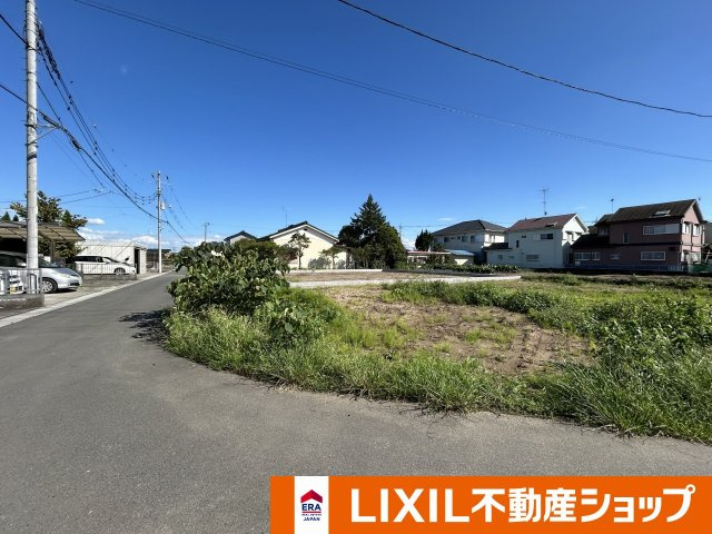 八甫五丁目土地の前面道路含む現地写真|北側前面道路