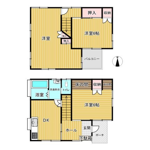 三郷市新和中古物件の間取り