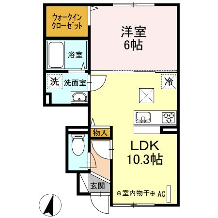 BLESS港南台の間取り