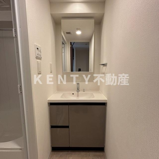 【洗面所】 | パークアクシス品川南大井パークフロント | コンパクトで使いやすい洗面所