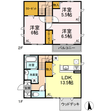 サンクレアTの間取り