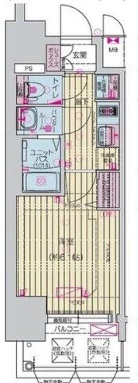 プレサンス桜山駅前アフォードの間取り