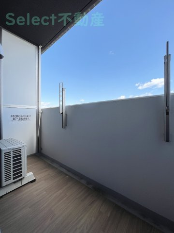 ワールドアイ名古屋城北のバルコニー