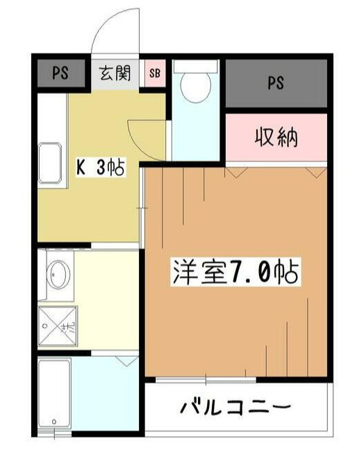 マイルドハイツの間取り
