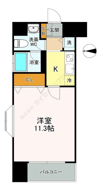 セントフィールド上杉の間取り
