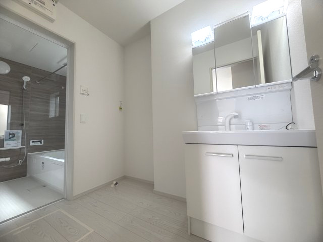 明石市貴崎1丁目　新築戸建1号棟の独立洗面台