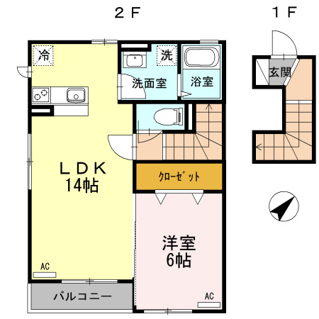 アケボノ　Ⅴの間取り