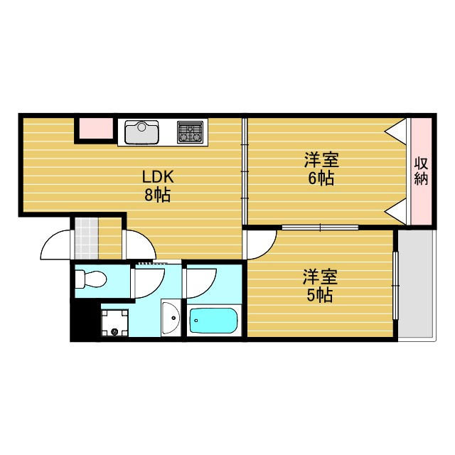 パレス東洋7号館の間取り