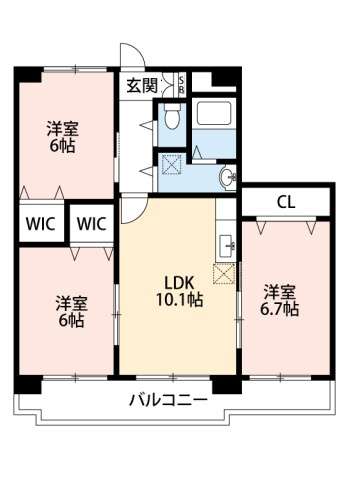 WEST.F　　刈谷市近郊の賃貸ならクラスホーム刈谷店の間取り
