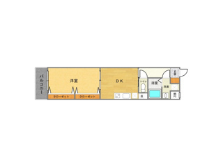 ラ・フォーレ島之内Ⅱの区画図