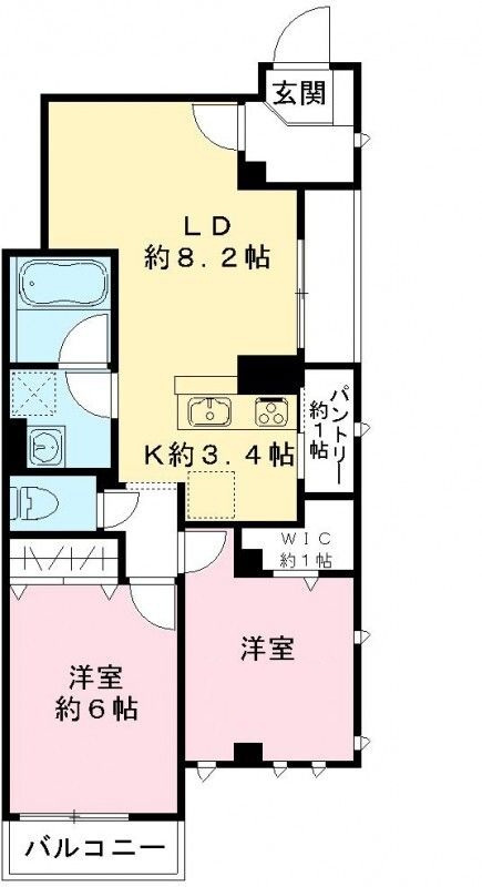 （仮称）ビューノ中央の間取り|間取りです。