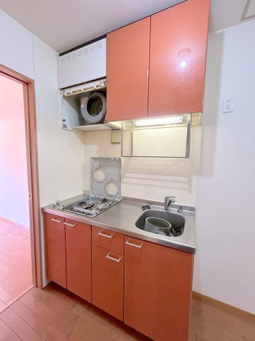 モダニカのキッチン|★2口ガスコンロ★※別部屋の参考写真となります