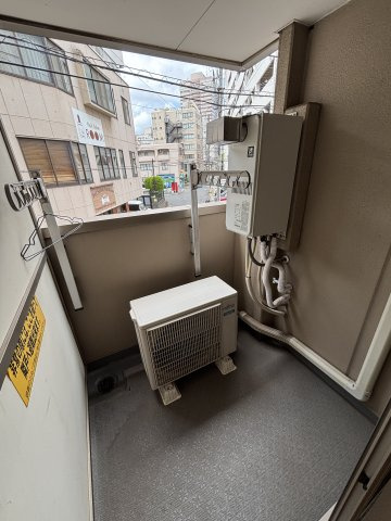 ウィステリア新田町のバルコニー