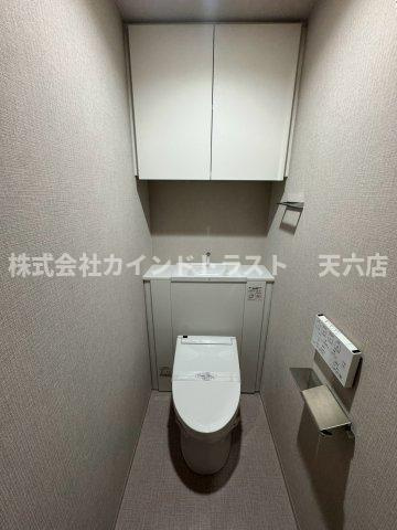 プレサンスロジェ大阪南森町のトイレ|シンプルで使いやすいトイレです