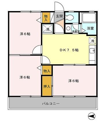 ユニフローラの間取り